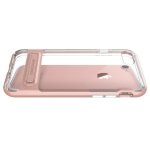 Verus Crystal Bumper Case - хибриден удароустойчив кейс за iPhone 8, iPhone 7 (розово злато-прозрачен) 4