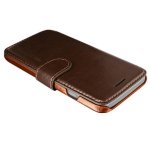 Verus Dandy Layered Case - кожен калъф, тип портфейл за iPhone 8, iPhone 7 (тъмнокафяв) 3
