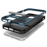 Verus High Pro Shield Case - висок клас хибриден удароустойчив кейс за iPhone 8, iPhone 7 (черен-син) 1