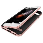 Verus High Pro Shield Case - висок клас хибриден удароустойчив кейс за iPhone 8, iPhone 7 (черен-розово злато) 2