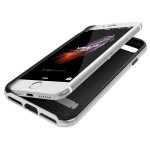 Verus High Pro Shield Case - висок клас хибриден удароустойчив кейс за iPhone 8, iPhone 7 (черен-сребрист) 2