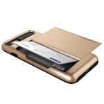 Verus Damda Glide Case - висок клас хибриден удароустойчив кейс с място за кр. карти за iPhone 8, iPhone 7 (златист) 1