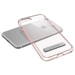Verus Crystal Mixx Case - хибриден удароустойчив кейс за iPhone 8, iPhone 7 (розов-прозрачен) 1