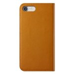 Verus Genuine Leather Diary Case - кожен калъф (естествена кожа), тип портфейл за iPhone 8, iPhone 7 (кафяв) 2