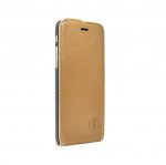 JT Berlin LeatherFlip Style Case - вертикален кожен (естествена кожа) флип калъф iPhone 7, iPhone 8 (кафяв) 1