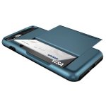 Verus Damda Glide Case - висок клас хибриден удароустойчив кейс с място за кр. карти за iPhone 8 Plus, iPhone 7 Plus (син) 1