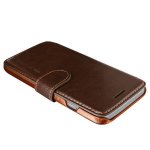 Verus Dandy Layered Case - кожен калъф, тип портфейл за iPhone 8 Plus, iPhone 7 Plus (тъмнокафяв) 3