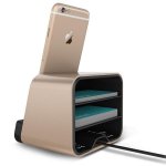 Verus New i-Depot Cradle - док станция за iPhone 8, iPhone 7, 7 Plus, 6/6S, 6 Plus/6S Plus, iPhone 5/5S/5C/SE, iPad mini (всички поколения), iPad Air, iPad 5 (2017)/Air 2, iPad Pro 9.7 (златиста) 3