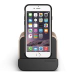 Verus i-Depot Cradle - универсална док станция за iPhone, iPad и мобилни устройства с microUSB (златиста) 3