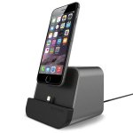 Verus i-Depot Cradle - универсална док станция за iPhone, iPad и мобилни устройства с microUSB (тъмносива) 1