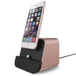 Verus i-Depot Cradle - универсална док станция за iPhone, iPad и мобилни устройства с microUSB (розово злато) 1