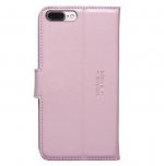 JT Berlin LeatherBook Style Case - хоризонтале кожен (естествена кожа) калъф тип портфейл за iPhone 8 Plus, iPhone 7 Plus (розово злато) 3