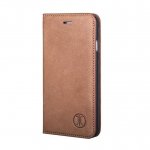 JT Berlin LeatherBook Magic Case - хоризонтален кожен (естествена кожа) калъф тип портфейл за iPhone 8 Plus, iPhone 7 Plus (кафяв) 3