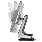 Verus Hybrid Grab - поставка за стъкло и гладки повърхности за iPhone, Samsung и смартфони до 6.3 инча (сребриста) 2