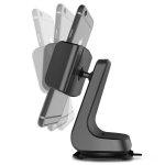 Verus Hybrid Grab - поставка за стъкло и гладки повърхности за iPhone, Samsung и смартфони до 6.3 инча (тъмносива) 2