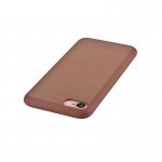 Devia Jelly Slim Leather Case - кожен кейс за iPhone 8, iPhone 7 (кафяв) 3