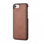 Devia Magic Case - кожен калъф, тип портфейл с отделящ се кейс и поставка за iPhone 8, iPhone 7 (кафяв) 1
