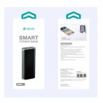 Devia Smart Power Bank 5000mAh - външна батерия с USB изход за таблети и смартфони (черен) 5