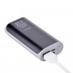 Devia Smart Power Bank 5000mAh - външна батерия с USB изход за таблети и смартфони (черен) 1