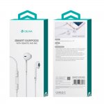 Devia Smart Earpods with remote and mic - слушалки с управление на звука и микрофон (бял) 1