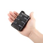 TeckNet iEP900 WaterProof Power Bank Battery 9000mAh - екстремна водо и удароустойчива външна батерия с фенерче и компас за смартфони и таблети (сив) 2