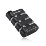 TeckNet iEP900 WaterProof Power Bank Battery 9000mAh - екстремна водо и удароустойчива външна батерия с фенерче и компас за смартфони и таблети (сив) 1