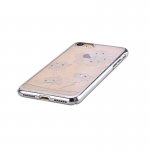 Comma Crystal Flora 360 Case - поликарбонатов кейс за iPhone 8, iPhone 7 (с кристали Сваровски) (сребрист) 2