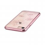 Comma Crystal Flora 360 Case - поликарбонатов кейс за iPhone 8 Plus, iPhone 7 Plus (с кристали Сваровски) (розово злато) 3
