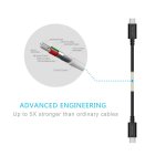 TeckNet TT102 3.1 USB-C to USB-C Cable - качествен USB кабел за MacBook и устройства с USB-C порт (100 cm) (черен) 4