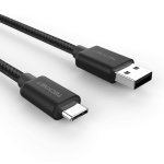 TeckNet TA502 Braided 3.1 USB-A to USB-C Cable - качествен плетен USB към USB-C кабел за устройства с USB-C порт (черен) 1