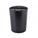 Devia Baymax Dual USB Car Charger - зарядно за кола за поставяне в отвора за чаша, с два USB изхода, място за телефон и два изхода за запалка 3