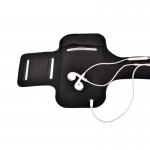 Devia Universal Sport-Fit Armband - универсален спортен калъф за ръка за смартфони до 5 инча (черен) 2