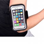 Devia Universal Sport-Fit Armband - универсален спортен калъф за ръка за смартфони до 5 инча (черен) 3