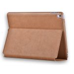 Devia Elite Case - кожен калъф и поставка за iPad Pro 9.7 (кафяв) 5