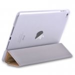 Devia Light Grace Case - кожен калъф и поставка за iPad mini 4 (златист) 1