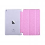 Devia Light Grace Case - кожен калъф и поставка за iPad mini 4 (розов) 2