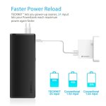 TeckNet iEP1200 PowerWave W2 13000mAh Power Bank - качествена външна батерия 13000mAh с 2xUSB за смартфони и таблети (черен) 6