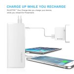 TeckNet iEP1200 PowerWave W2 13000mAh Power Bank - качествена външна батерия 13000mAh с 2xUSB за смартфони и таблети (бял) 5