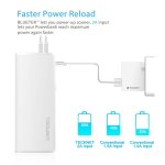 TeckNet iEP1200 PowerWave W2 13000mAh Power Bank - качествена външна батерия 13000mAh с 2xUSB за смартфони и таблети (бял) 4