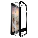Verus Crystal Bumper Case - хибриден удароустойчив кейс за iPhone 8 Plus, iPhone 7 Plus (черен-прозрачен) 1