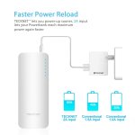 TeckNet iEP1500 PowerZen 16750mAh Power Bank - качествена външна батерия 16750mAh с 2xUSB и фенерче за смартфони и таблети (бял) 3