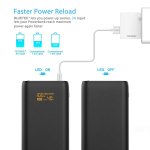 TeckNet BT1800 3-Port 19200mAh Power Bank - качествена външна батерия 19200mAh с 3xUSB и фенерче за смартфони и таблети (черен) 8
