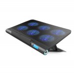 TeckNet N7 - охлаждаща ергономична поставка с 6 вентилаторa за Mac и преносими компютри (черен) 2