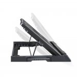 TeckNet N9 - охлаждаща поставка с 2 вентилаторa и LED дисплей за Mac и преносими компютри (черен) 2