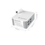 TeckNet PowerZone U237 C3 USB Wall Charger 4.8A/42W - захранване за ел. мрежа с 4xUSB изхода (4.8A/42W) (бял) 2