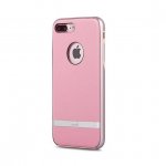 Moshi Napa Case - кожен кейс за iPhone 8 Plus, iPhone 7 Plus (розов) 2