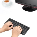 Tecknet Mini Keyboard X315 2.4G - безжична клавиатура за компютри (черен) 3