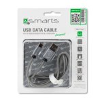 4smarts RapidCord FlipPlug USB-C Data Cable - USB към USB-C кабел за устройства с USB-C порт (200 см.) 1