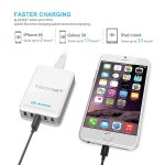 TeckNet U502 DuoPower 5 Port USB 12A Wall Charger - захранване за ел. мрежа 12A с 5xUSB изхода (бял) 4