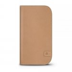 Beyzacases Natural Wallet Case - кожен калъф (естествена кожа, ръчна изработка) за iPhone 8, iPhone 7, iPhone 6, iPhone 6S (светлокафяв) 1